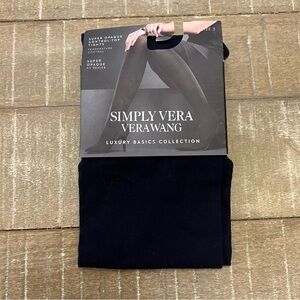 Simply Vera Vera Wang Navy Tights